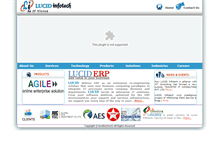 Tablet Screenshot of lucidinfotech.com